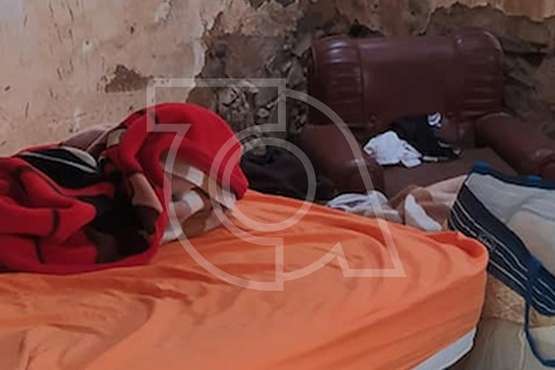 Condiciones en las que vive el joven desamparado/TA.